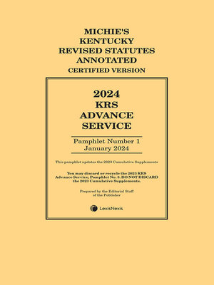 cover image of Kentucky Advance Service